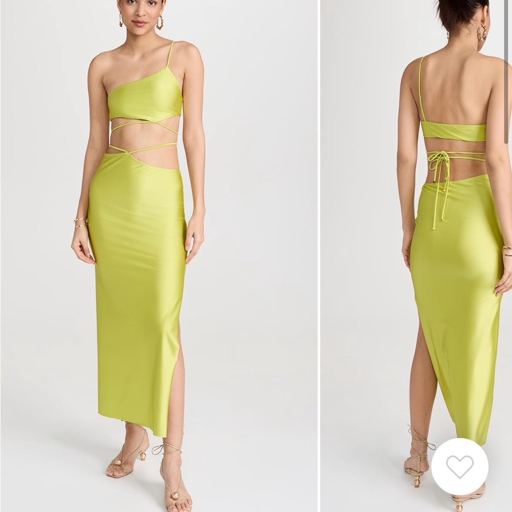 Baobab lime green set